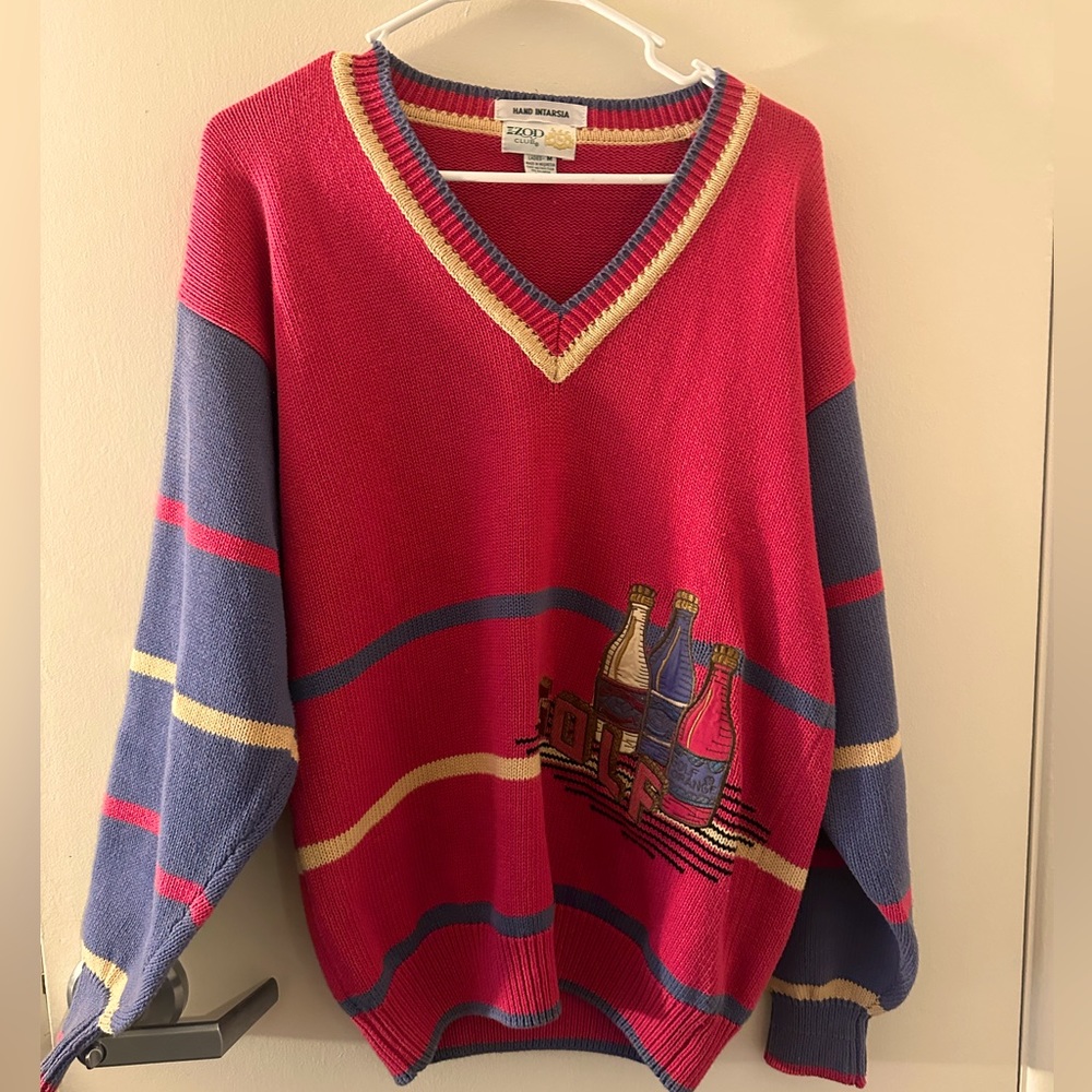 VINTAGE IZOD GOLF SWEATER